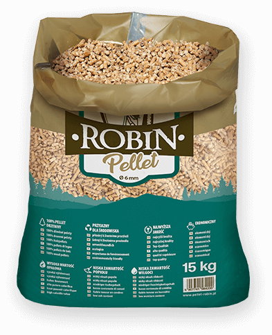 worek pelletu opałowego Robin do kupienia w Wieliczce lub sklepie internetowym